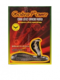 Пластырь с ядом кобры для лечения суставов Cobra Power, 15х10 см