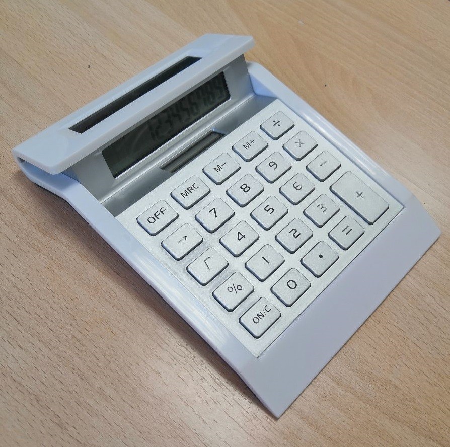 Бухгалтерский настольный 12-разрядный калькулятор с двойным дисплеем DS-826-12 :: Электроника