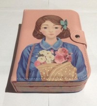 Шкатулка для ювелирных изделий Блокнот с девушкой, 20х14х5 см :: Подарки и хобби