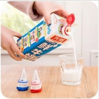 Многоразовая крышка-клапан для пакетов с соком и молоком Easy To, 2 шт :: Товары для дома