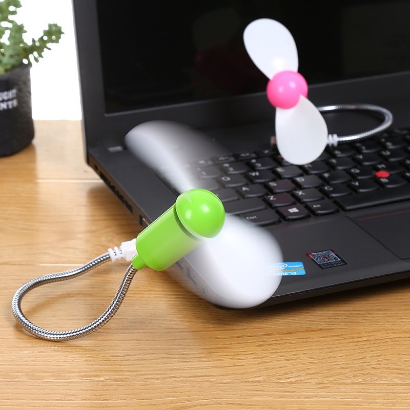 Портативный USB вентилятор для ноутбука :: Товары для дома