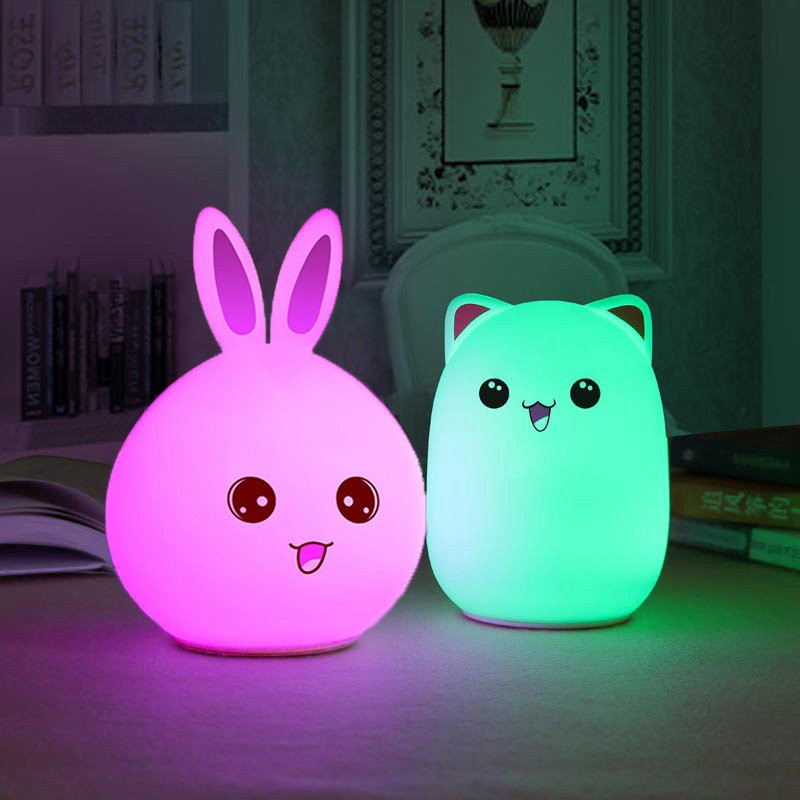 Мягкий силиконовый ночник Colorful Silicone Lamp :: Электроника