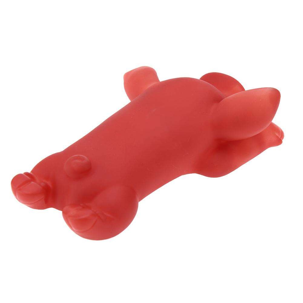 Виниловая игрушка-пищалка для собак Жареный Поросёнок, 12 см :: Товары для дома