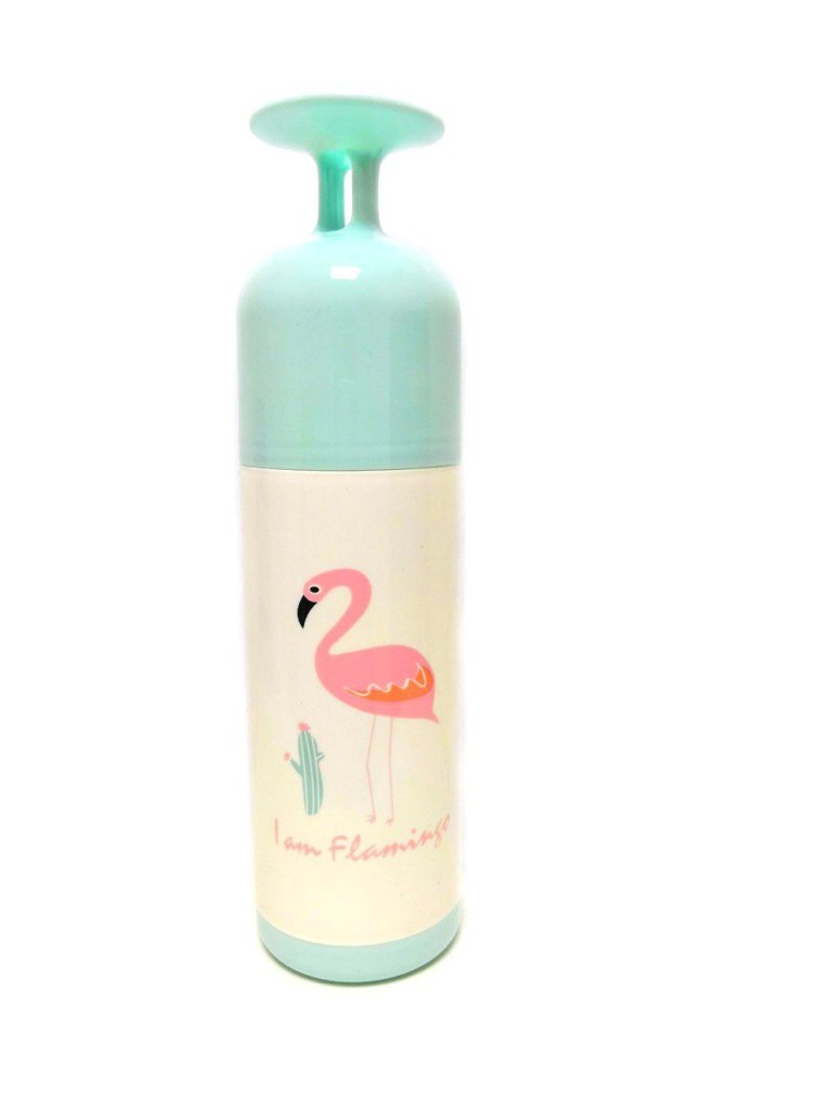 Тубус с крышкой-стаканчиком для хранения ванных принадлежностей Фламинго :: Товары для дома