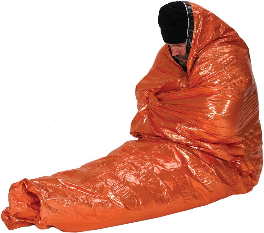 Аварийный спальный мешок-палатка из полиэтилена, 91х213 см :: Спорт и отдых