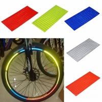 Светоотражающие люминесцентные наклейки для велосипеда, 8 шт