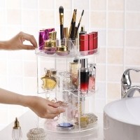 Вращающийся органайзер для косметики GW-288 Cosmetic Storage Box Rotative Rack :: Товары для дома