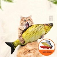 Мягкая игрушка-антистресс для кошек Карась :: Товары для дома