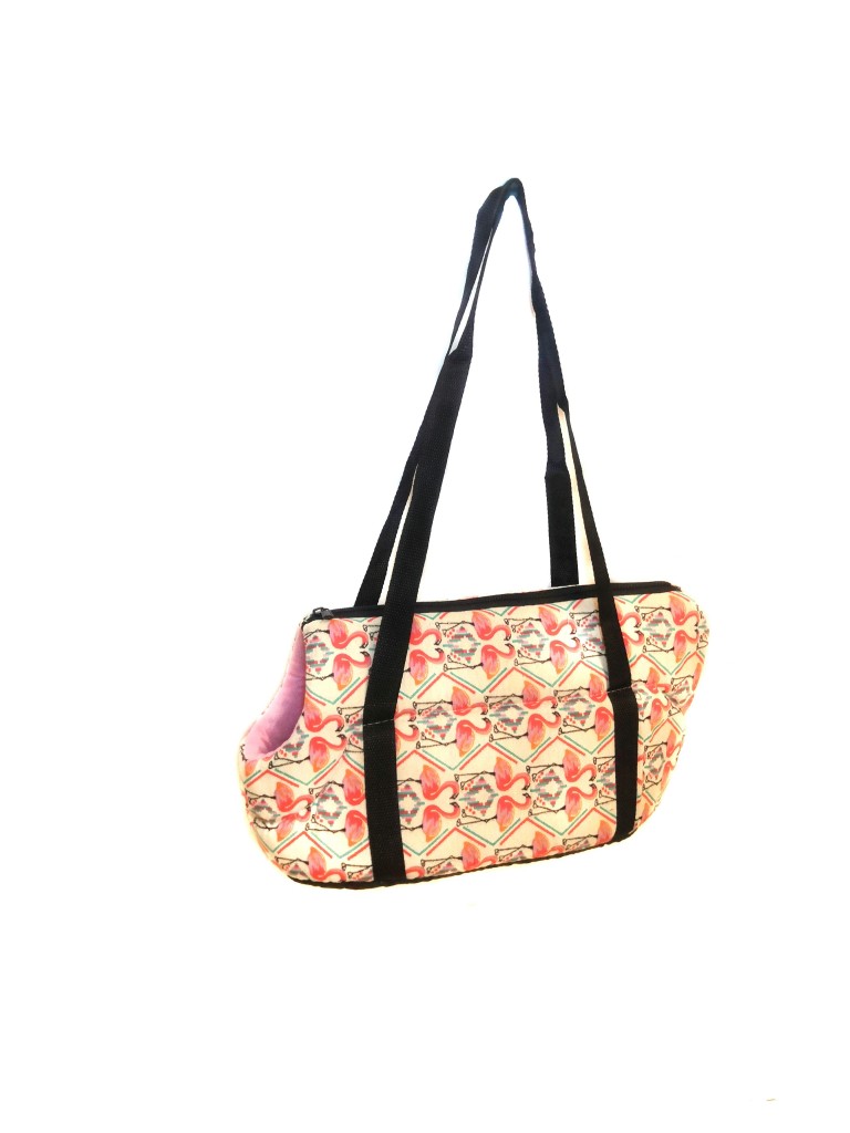 Мягкая сумка-переноска для собак Фламинго, 36х24х20 см :: Товары для дома