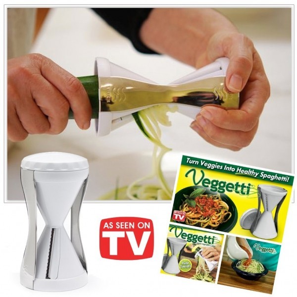 Спиральный нож для нарезки овощных спагетти SPIRAL SLICER :: Товары для дома