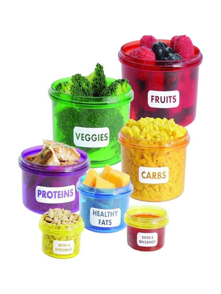 Набор контейнеров для правильного питания, 7 шт :: Товары для дома