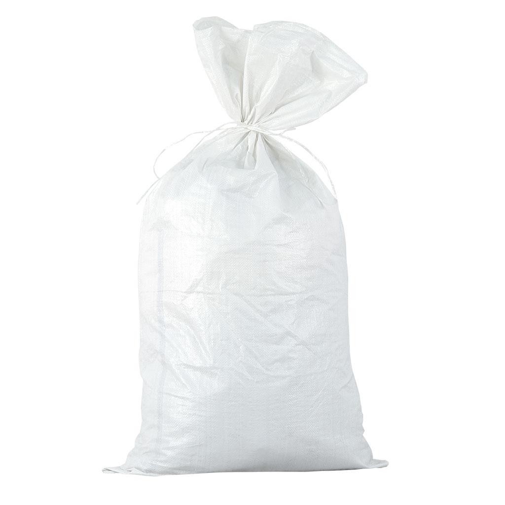 Белый полипропиленовый мешок 46 x 77 см, термообрез, 1 сорт, 4 шт/уп :: Товары для дома