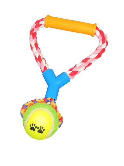 Игрушка для собак "Мяч и Канат" :: Товары для дома