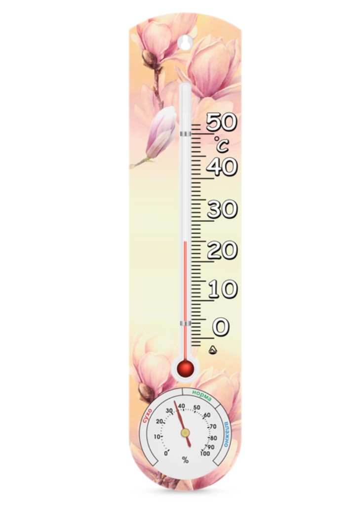 Комнатный термогигрометр, 6х23 см :: Товары для дома