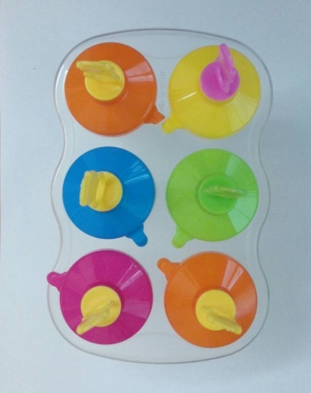 Овальные формы для фруктового льда и мороженого, 6 шт (арт.1106) :: Товары для дома