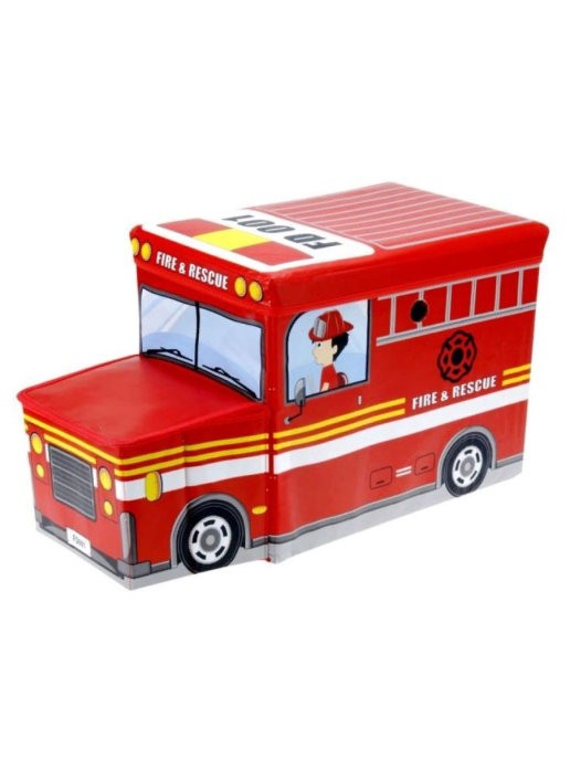 Короб для хранения игрушек Автобус, 2 отделения (55х25×31 см) :: Товары для дома