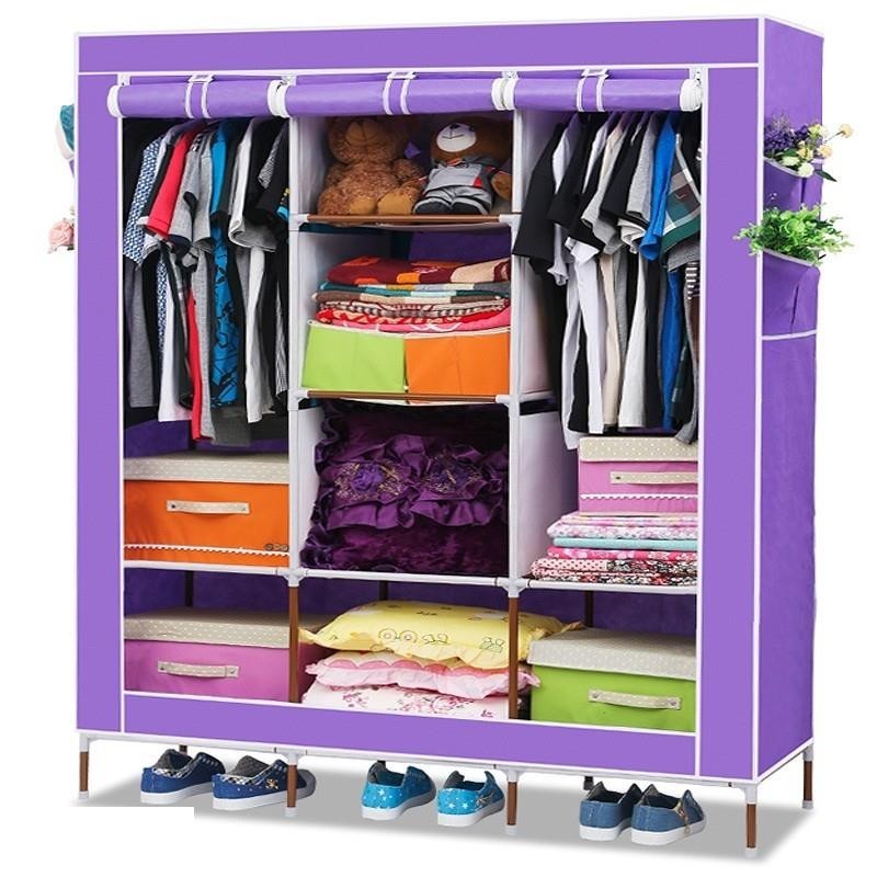 Складной каркасный тканевый шкаф Storage Wardrobe :: Товары для дома