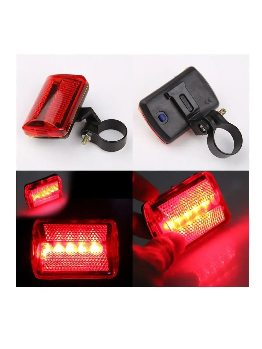 Универсальная фара Safety Flashing Light, красная