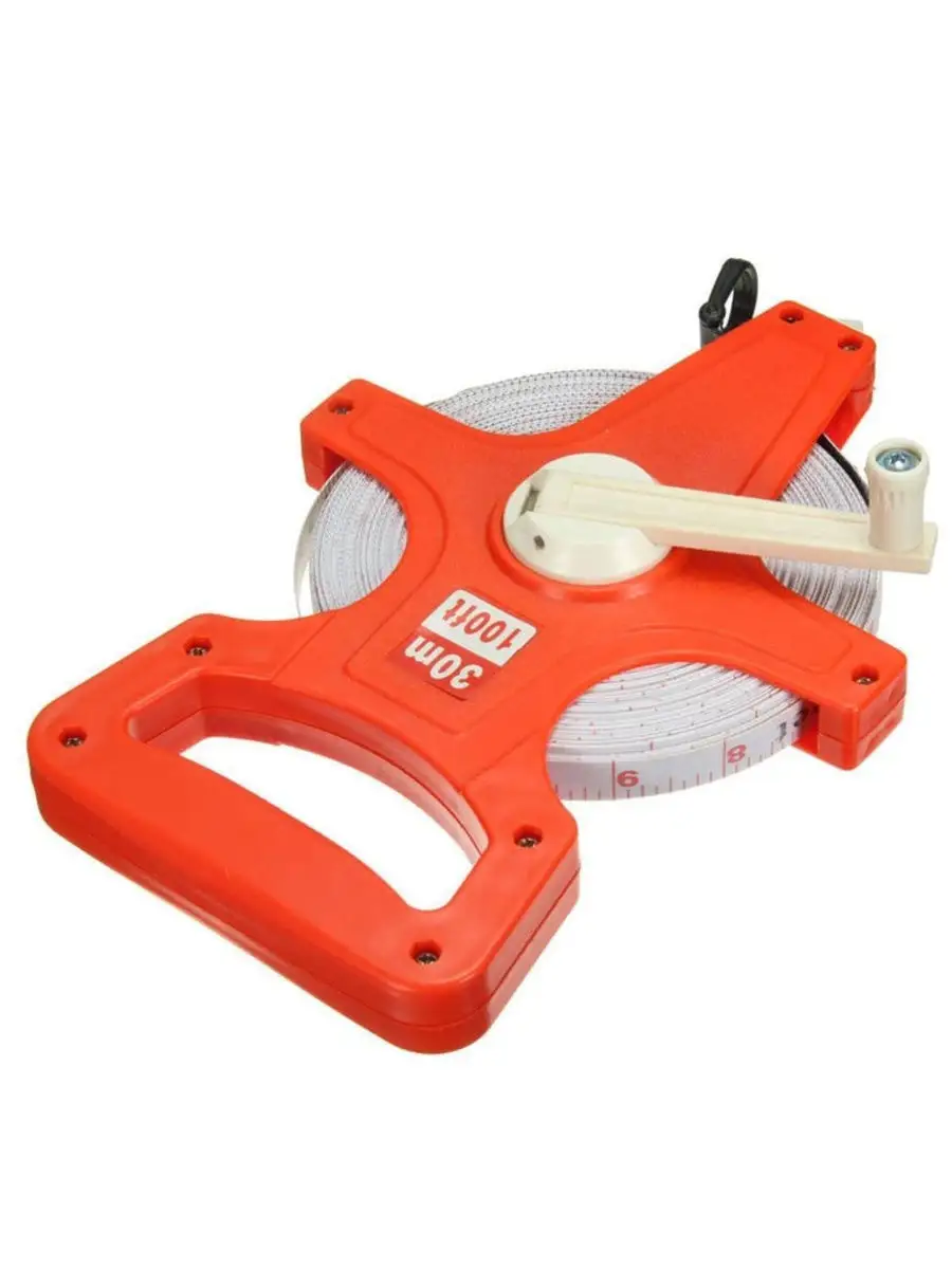 Геодезическая измерительная лента Fiber Glass Measuring Tape, 30 м х 13 мм