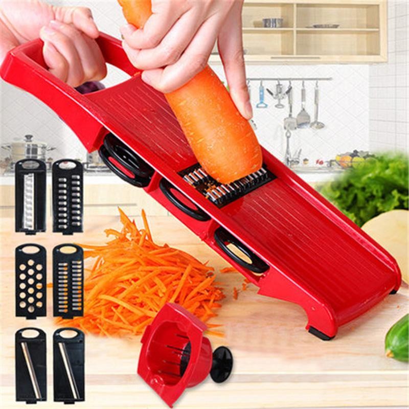 Терка-овощерезка Mandoline Slicer 6 in 1 c контейнером