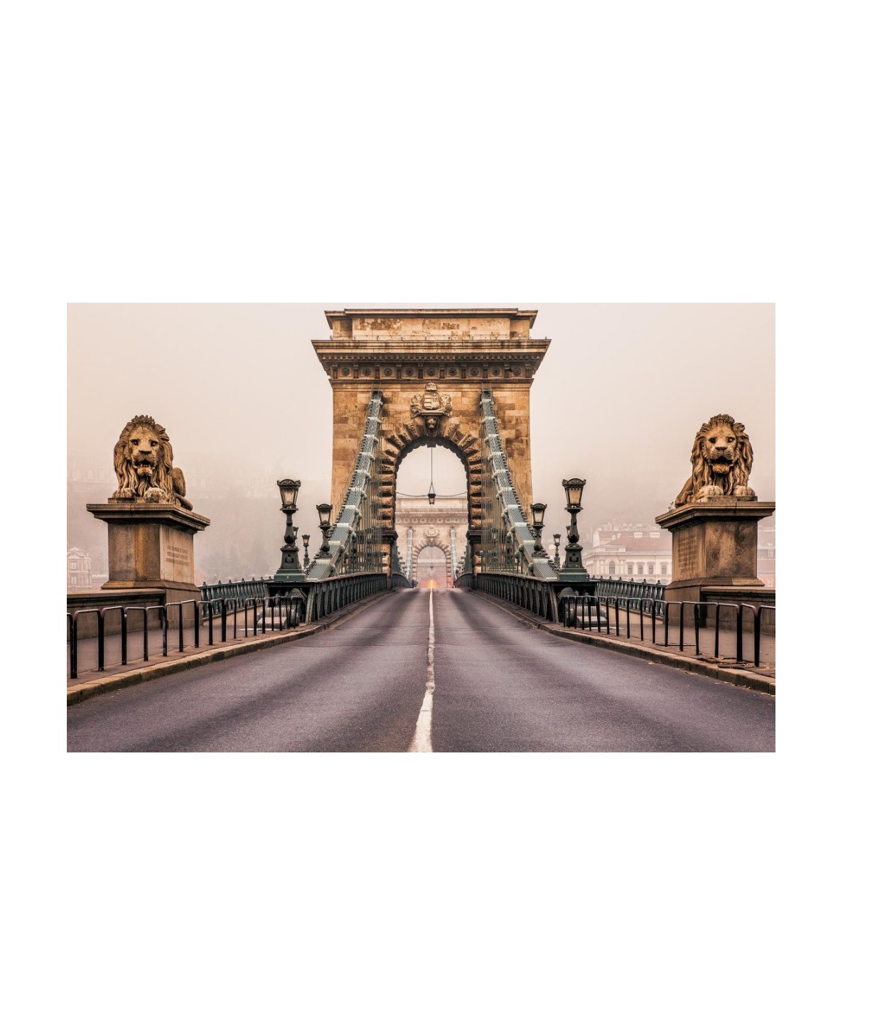 Алмазная мозаика картина стразами Мост, 15х20 см