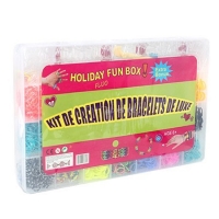 Набор резиночек для плетения со станком в кейсе Kit De Creation De Bracelets Deluxe