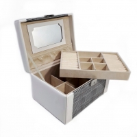 00021759 Шкатулка для ювелирных изделий Сундучок Клетка, 24х16х14 см