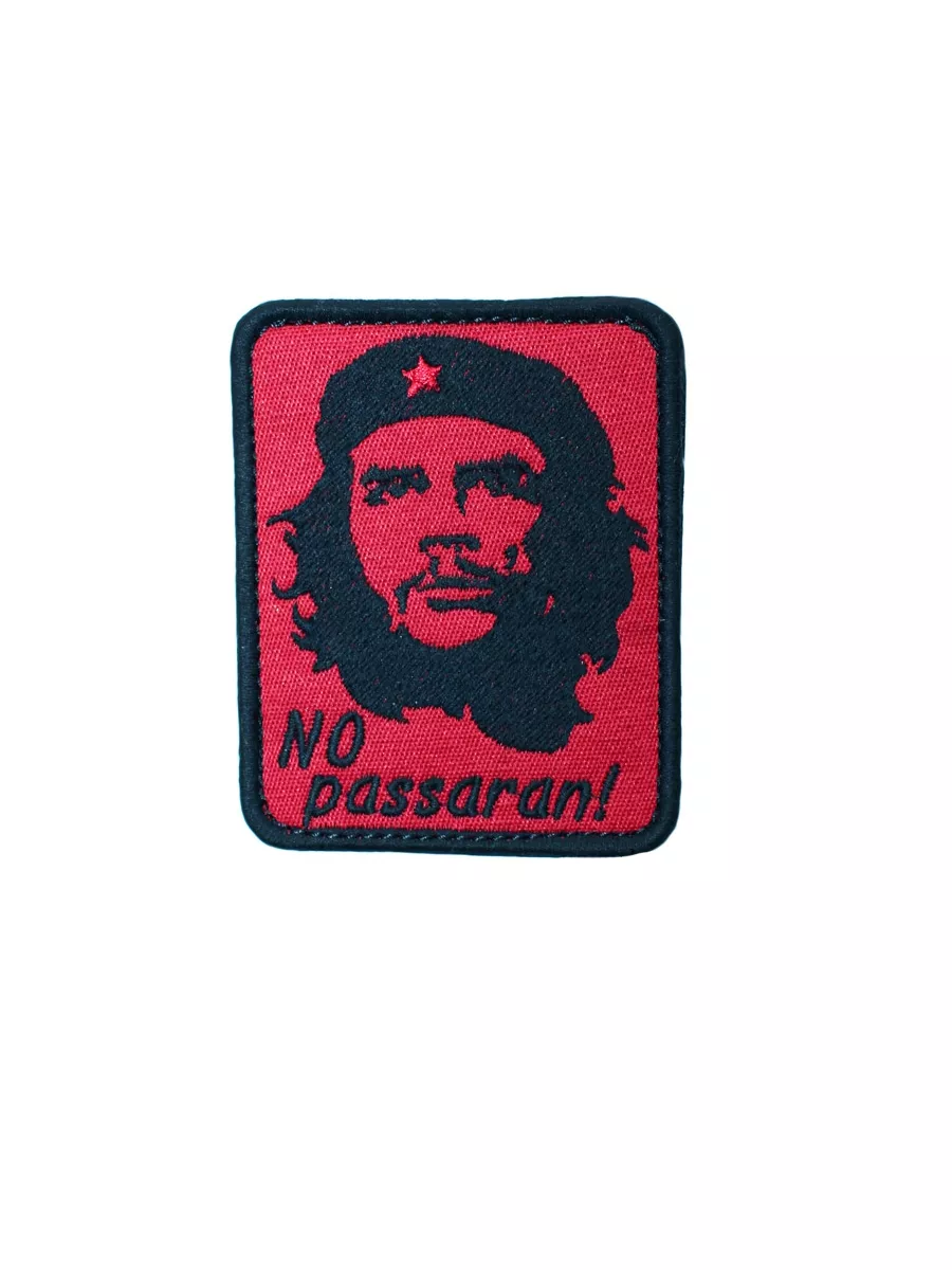 Шеврон на липучке Че Гевара "No Passaran"