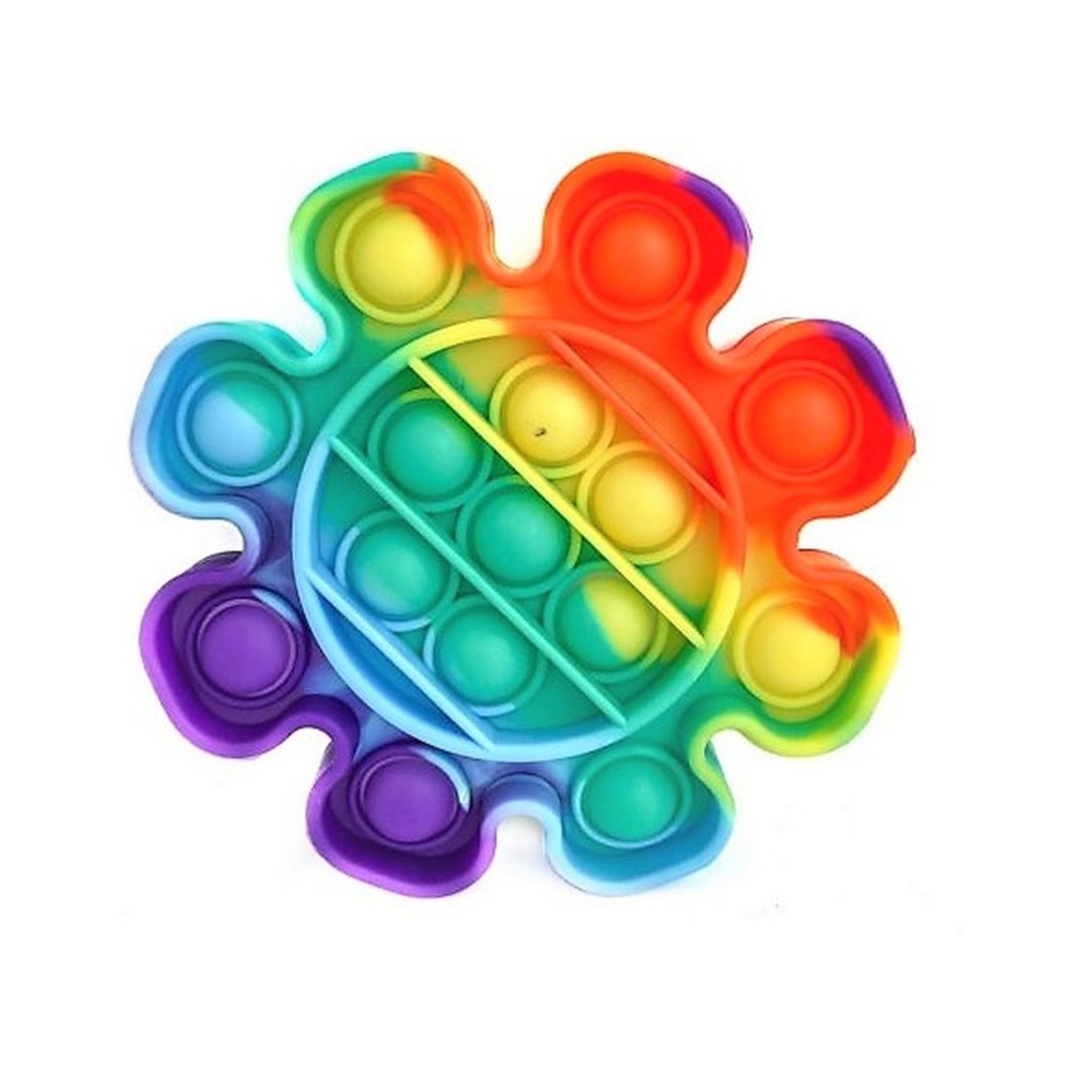 Pop it вечная пупырка игрушка антистресс Цветок, 13 см