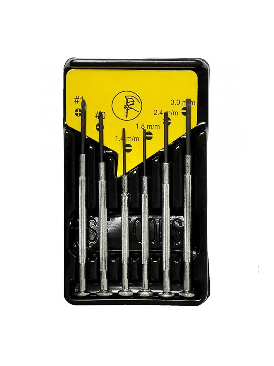 Набор отверток для ремонта электроники Precision Set NO.1500, 6 шт