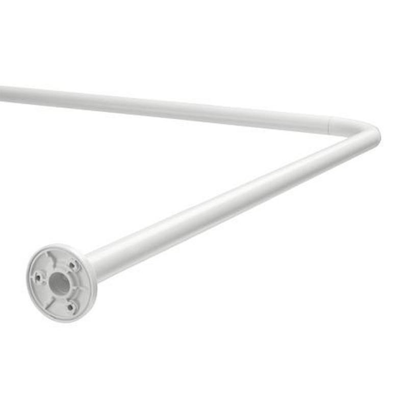Угловой карниз для ванной комнаты Corner Shower Rods Kit