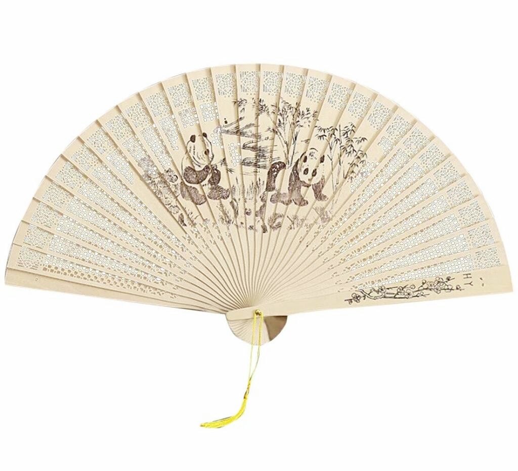 веер_складной_деревянный_панды