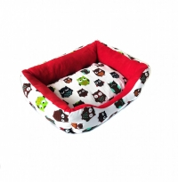 00025030 Прямоугольный лежак для животных Совушки, 40х32х10 см