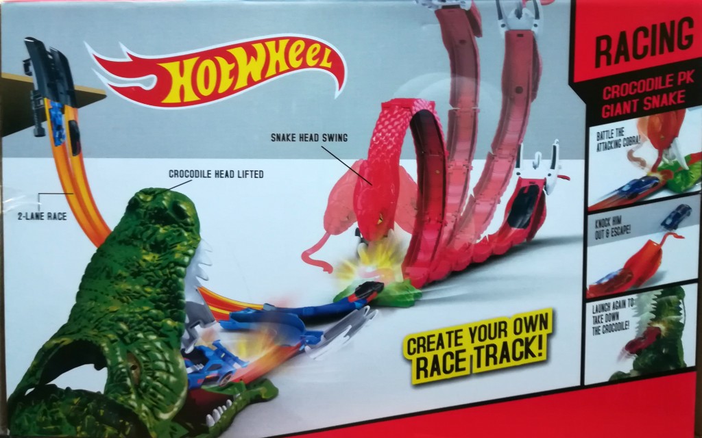 Гоночный трек Hot Wheels Crocodile PK Giant Snake, арт. 5777