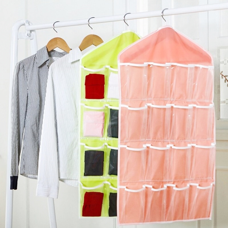 органайзер_для_хранения_нижнего_белья_16_карманов_оранжевый