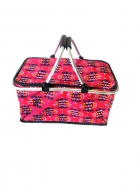 00026017 Термокорзина для покупок и пикника с геометрическим рисунком, 29 л