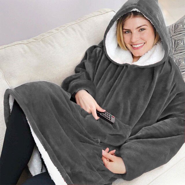 толстовка_плед_с_капюшоном_huggle_hoodie_серая