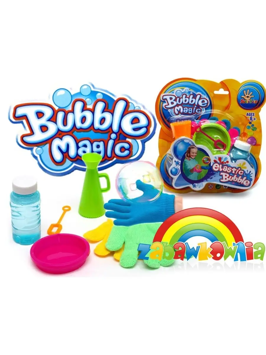 Набор для выдувания волшебных мыльных пузырей JUGGLE BUBBLES