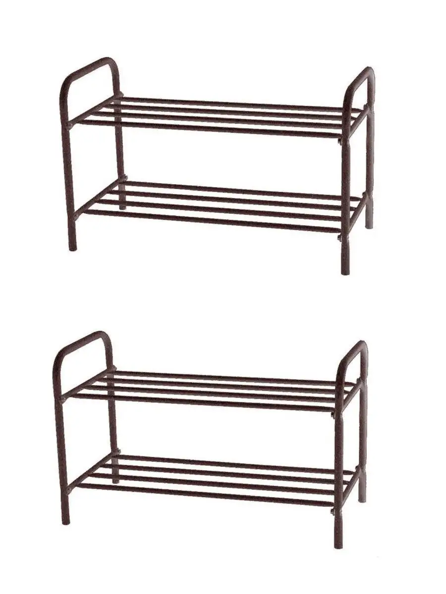 Двухъярусная этажерка для обуви Shoe Rack, 42х20х25 см