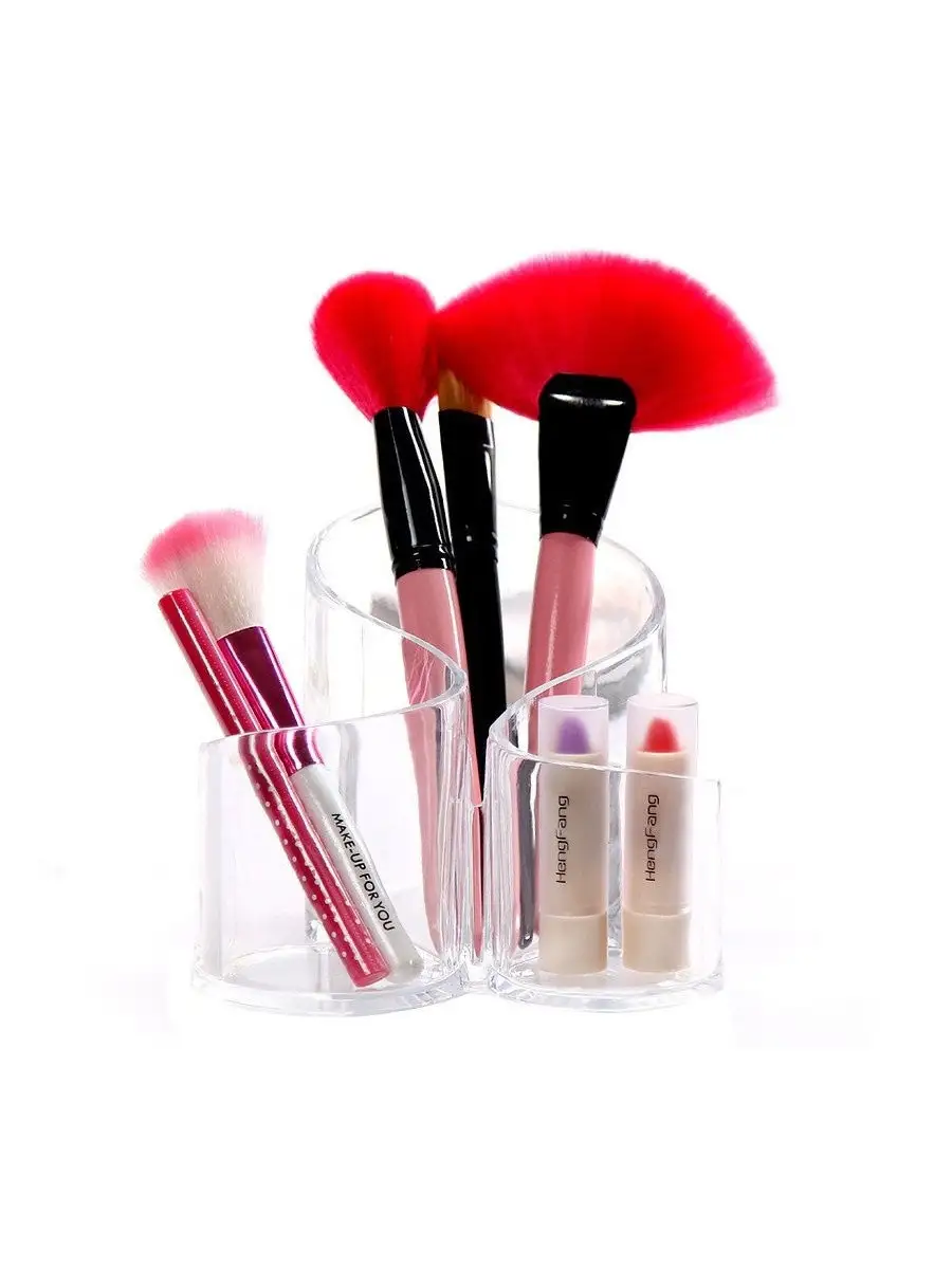Подставка для косметики Cosmetic Organizer 8005, 3 цилиндра