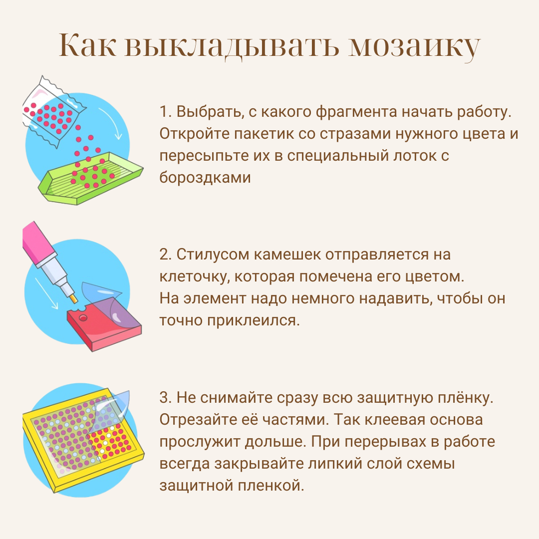 Алмазная мозаика картина стразами Эйфелева башня, 40х50 см