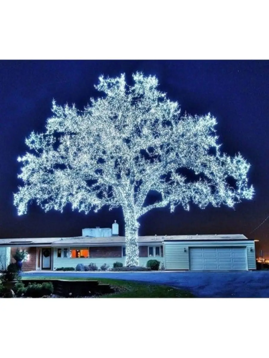 Уличная светодиодная гирлянда нить, 100LED