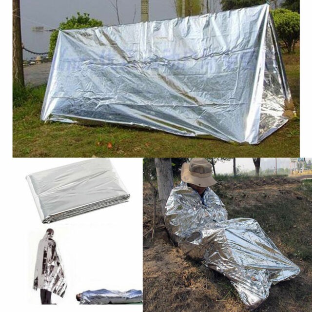 Аварийный тент-труба светоотражающий Emergency Tube Tent, 240x150x90 см