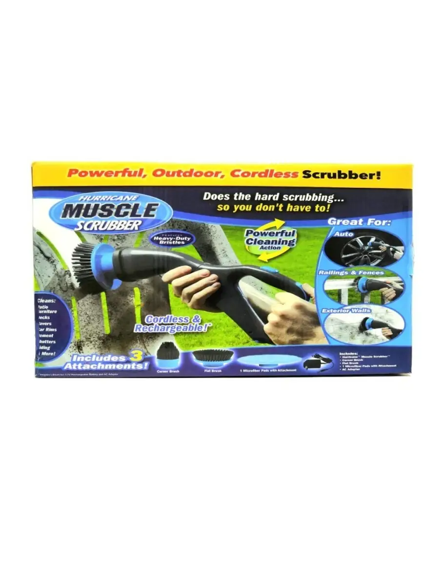 Беспроводная щётка для уборки Hurricane Muscle Scrubber