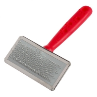 00014864 Пуходёрка для кошек и собак с каплями Лапки, 9х4.5 см