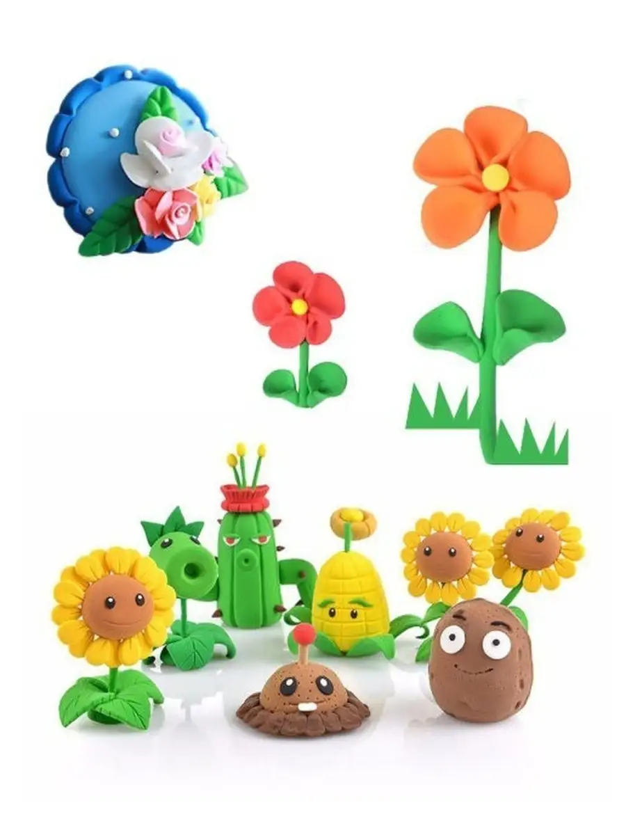Полимерная масса для лепки Super Clay, 12 цветов