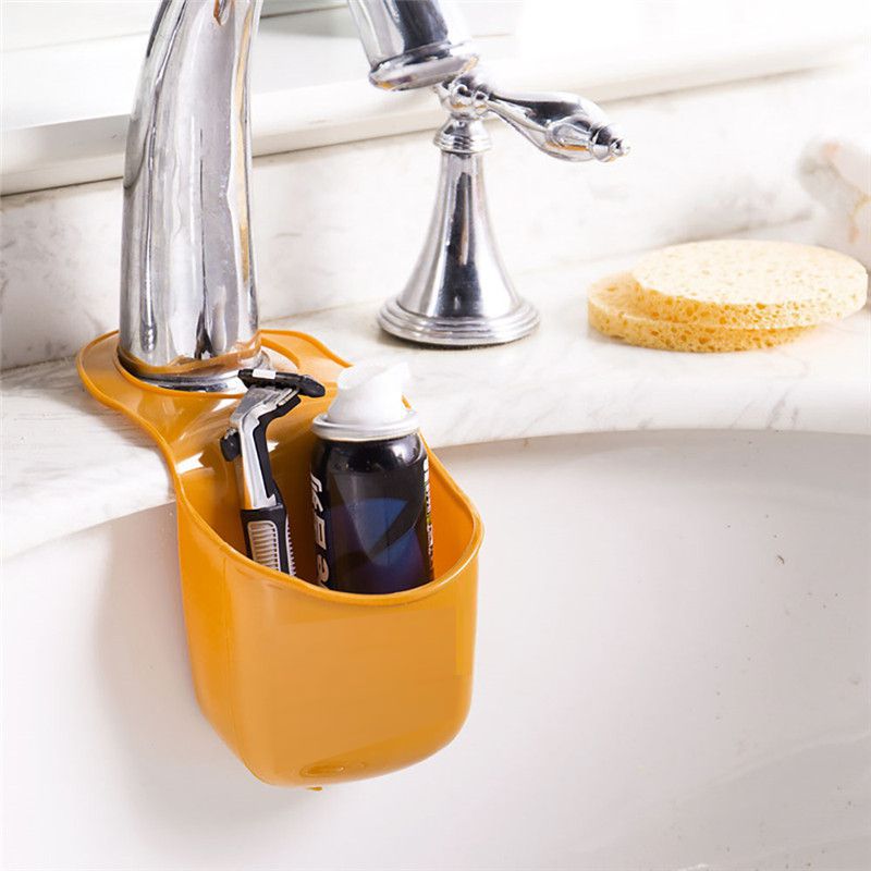 подвесной_карман_для_раковины_silicone_sink_top_hanger_цвет_оранжевый_купить