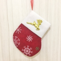 00011087 Новогодняя подвеска Носок для подарков