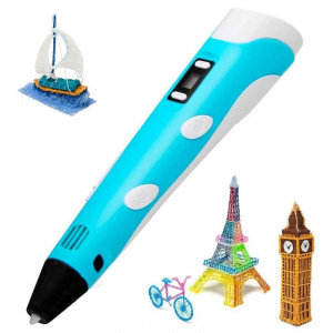 3d-ручка-c-lcd-дисплеем-3d-pen-2-бирюзовая