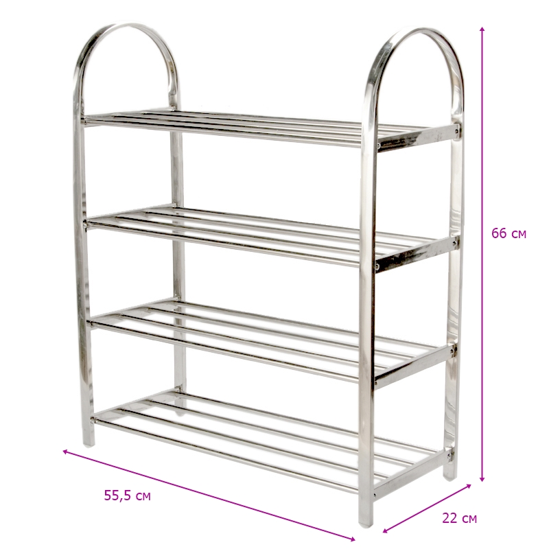 стойка_для_обуви_fashion_shoe_stainless_steel_размеры